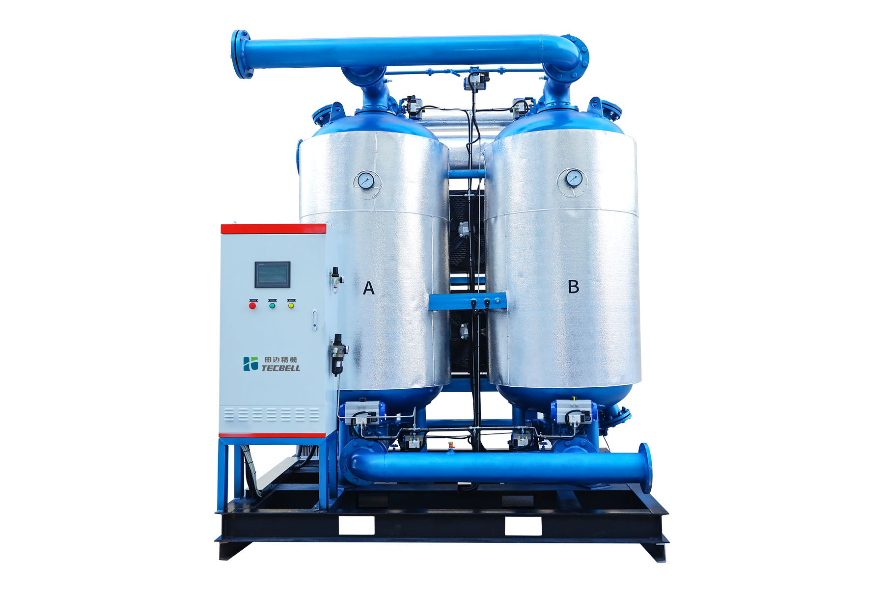 田边双塔零气耗鼓风热再生吸附式干燥机